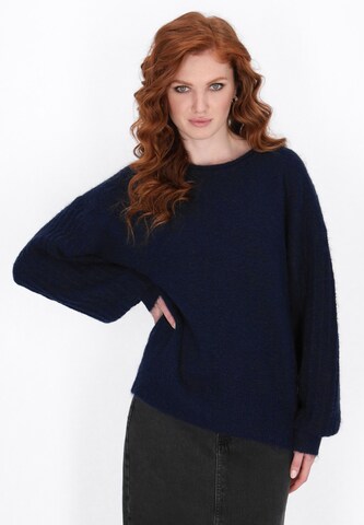 Pull-over DreiMaster Vintage en bleu : devant