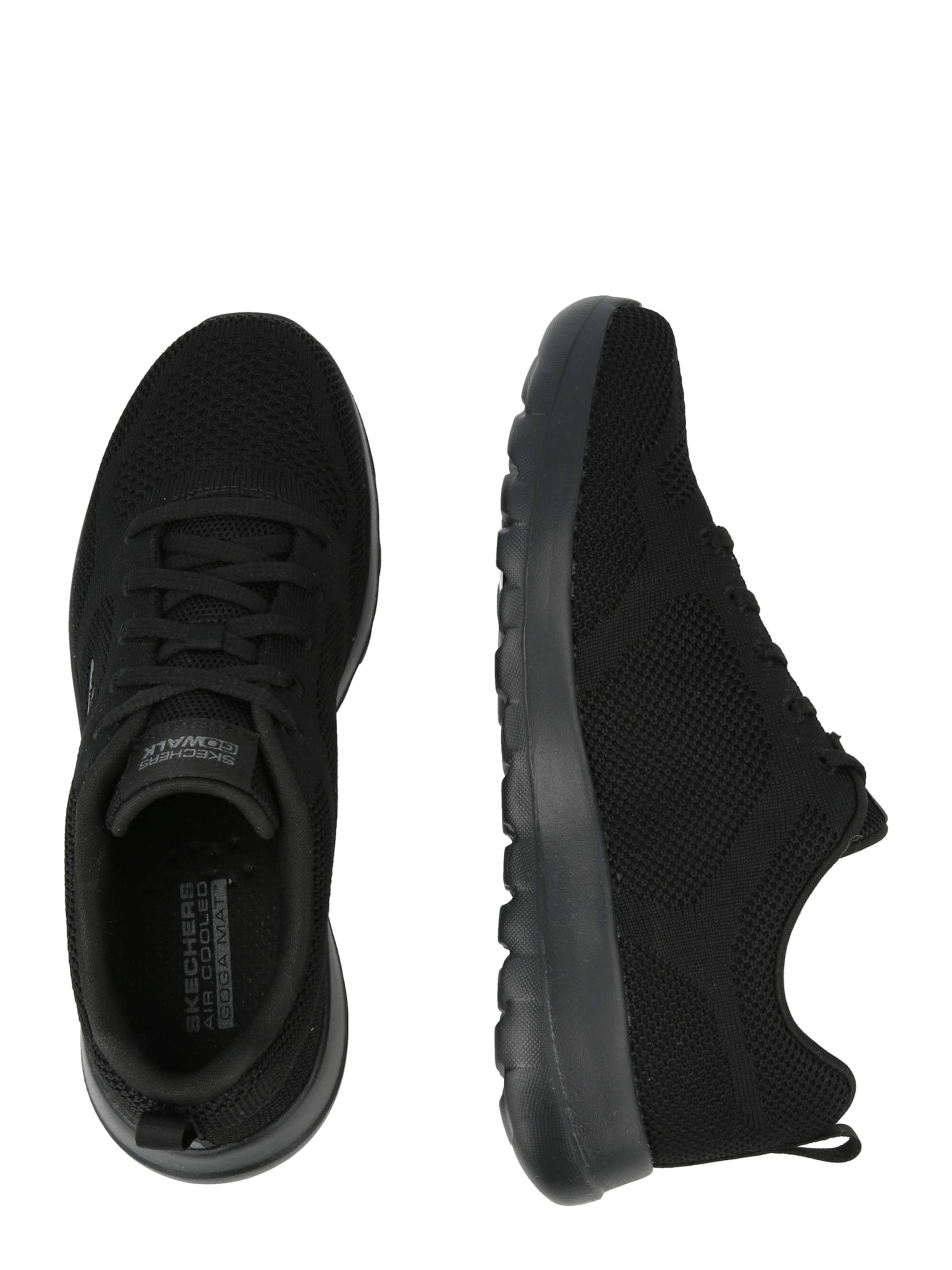 SKECHERS Низкие кроссовки 'GO WALK JOY - VIOLET' в Черный