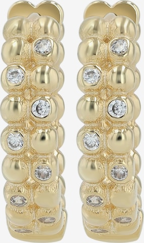 Akzent Earrings '"Yelda" aus 925 Sterlingsilber, rhodiniert, langlebig' in Gold: front