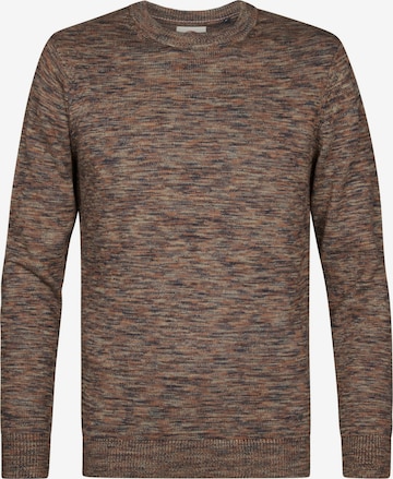 Pull-over PETROL en marron : devant