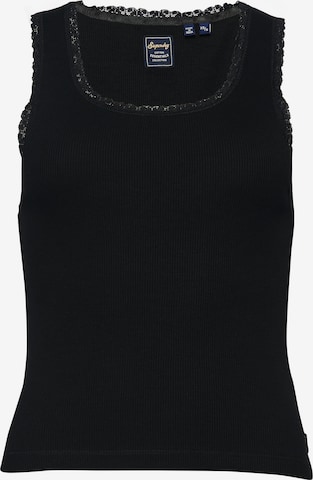 Superdry Top in Zwart: voorkant