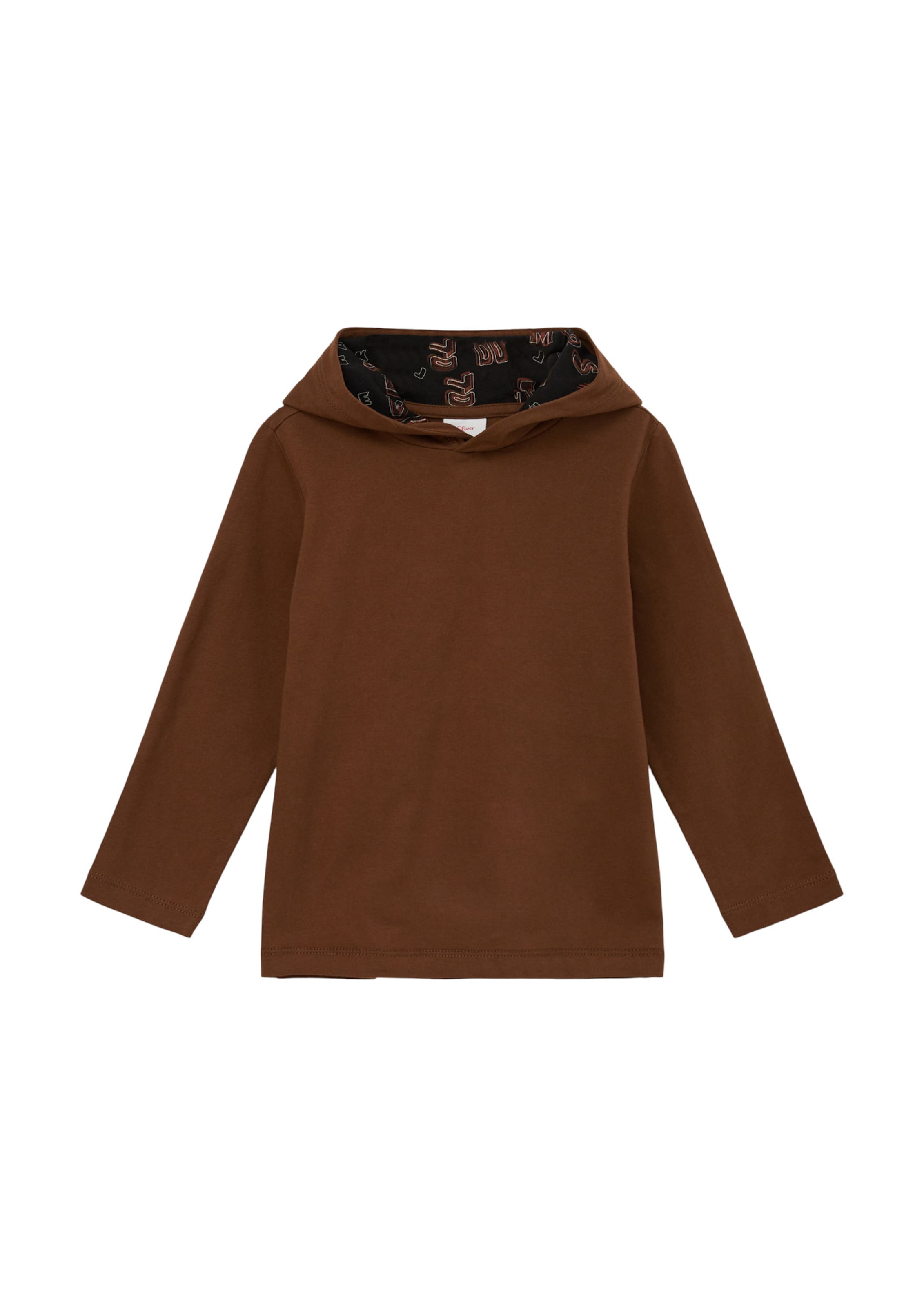 s.Oliver Sweatshirt in Brown: front