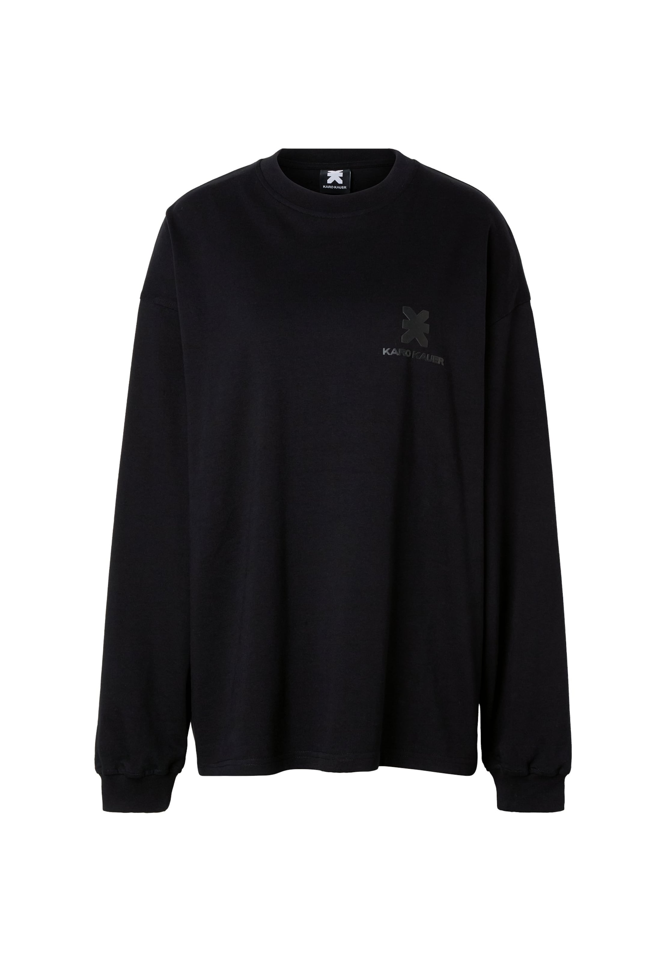 Karo Kauer Shirt in Black: front