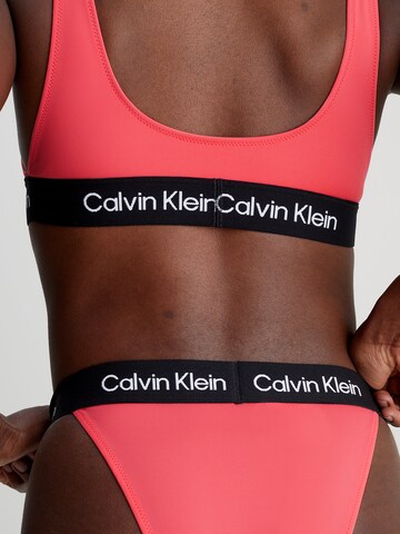 Calvin Klein Swimwear Bikinibroek in Oranje