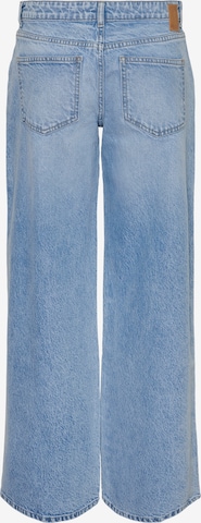 PIECES Wide Leg Jeans 'SELMA' in Blau