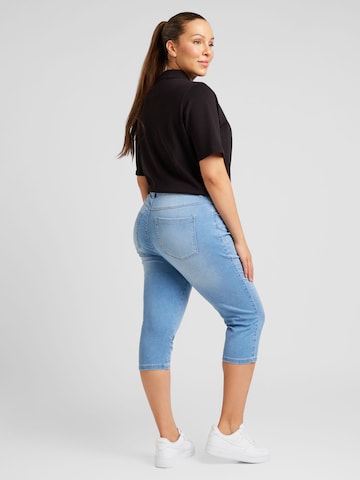 ONLY Carmakoma Skinny Jeans 'AUGUSTA' in Blau