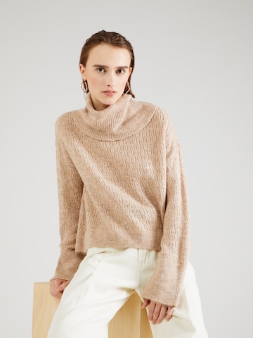 ONLY Sweater 'LONDON' in Beige: front