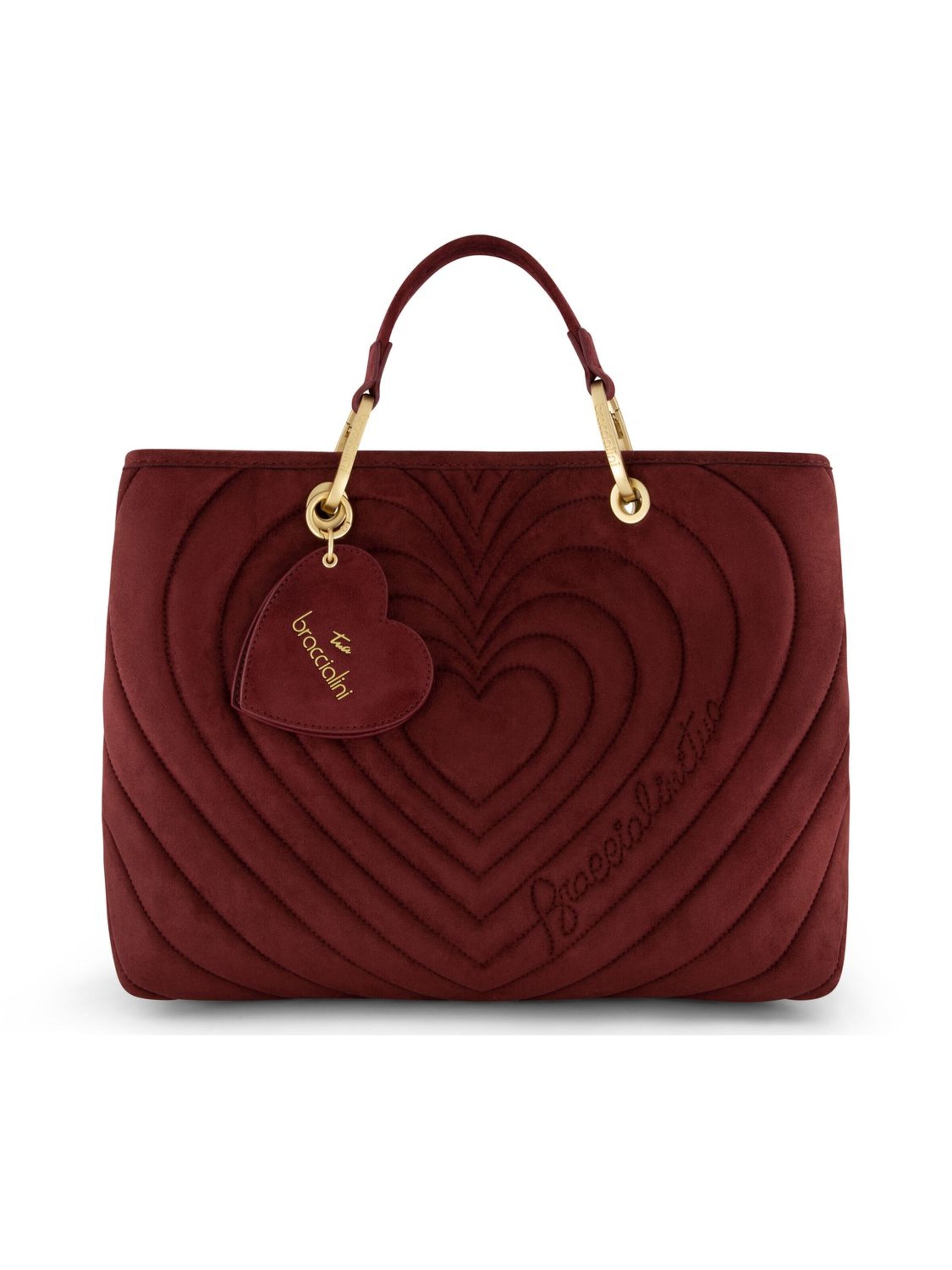 Braccialini - Bolso de mano 'Beth Matelassé' en rojo: frente