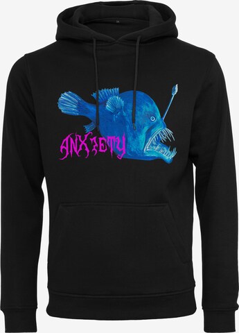 MT Men Sweatshirt 'Anxiety' in Zwart: voorkant