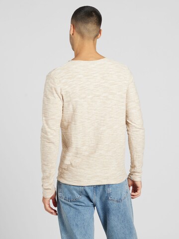 Pull-over 'JJSLub' JACK & JONES en beige