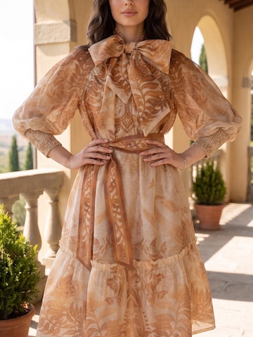 JIORO Dress 'SUNSET' in Yellow