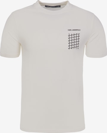 Maglietta di Karl Lagerfeld in beige: frontale
