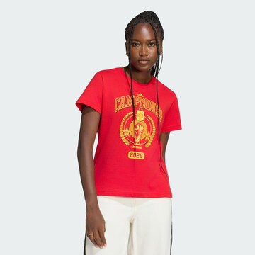 ADIDAS PERFORMANCE - Camiseta funcional ' FEF H WIN26 T W ' en rojo: frente
