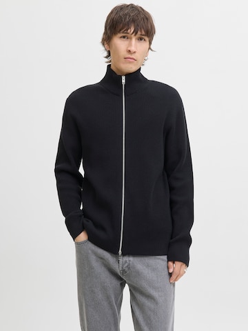 JACK & JONES Cardigan 'JJEPERFECT' i sort: forside