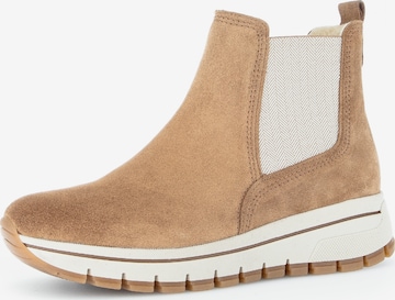 GABOR Chelsea Boots in Brown: front