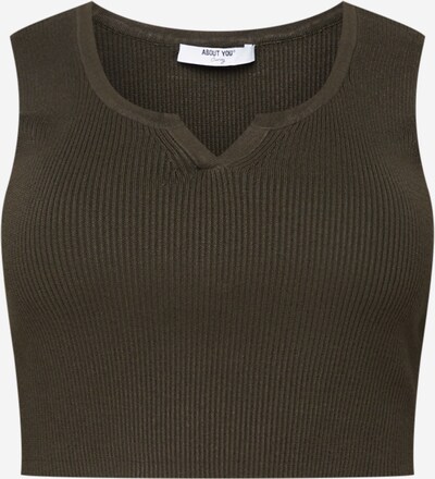ABOUT YOU Curvy Kootud topp 'Line' khaki, Tootevaade