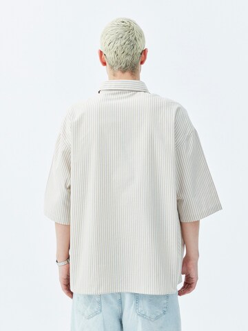 Comfort fit Camicia 'Sherman' di VAMOS CLO in beige