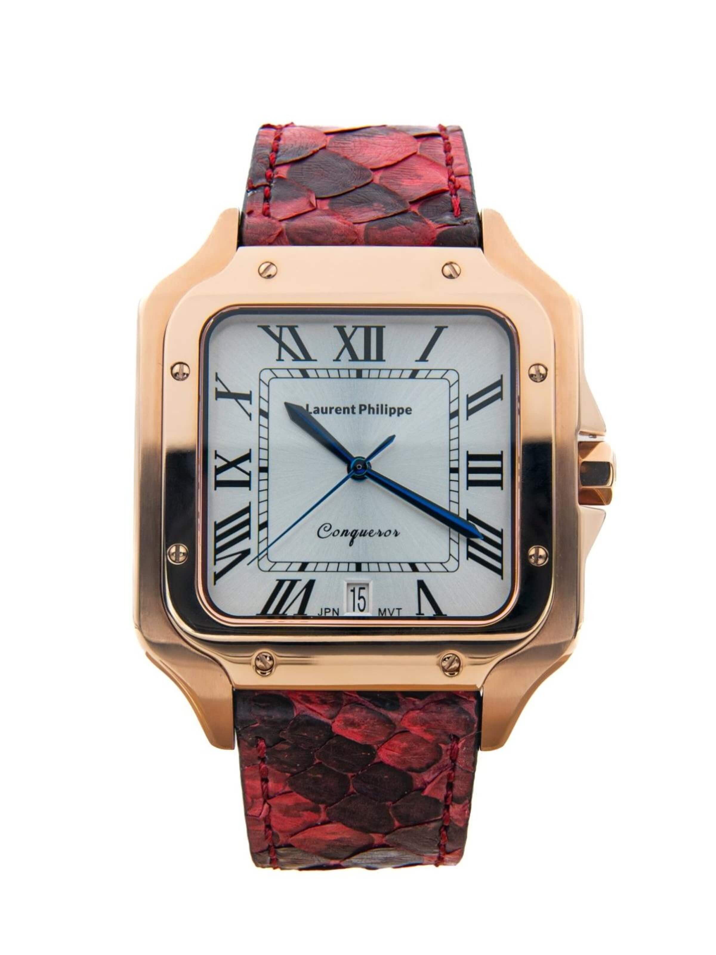 Laurent Philippe - Reloj analógico en oro: frente