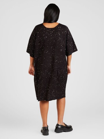 Robes en maille 'Leilani' Vero Moda Curve en noir