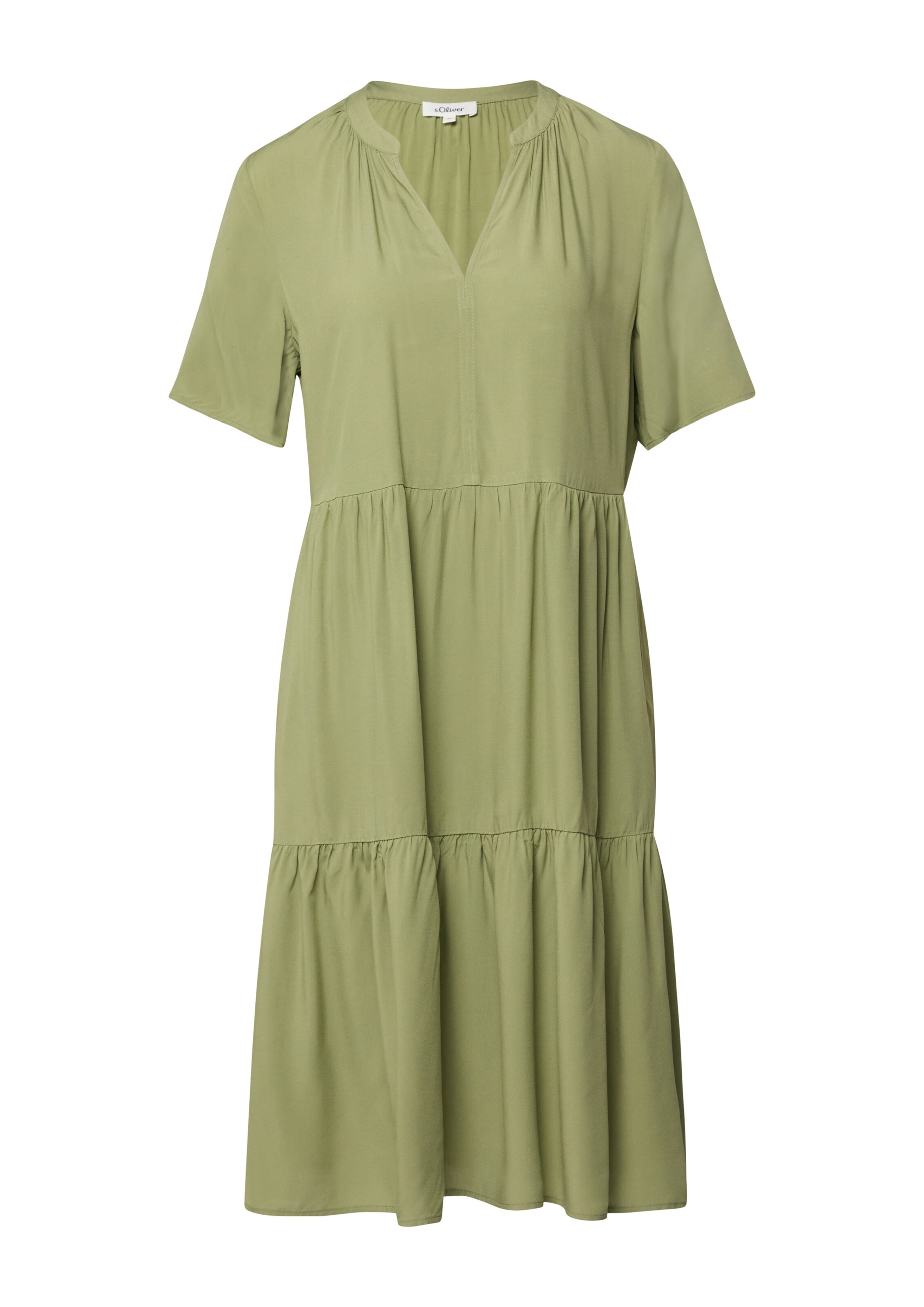 s.Oliver Kleid in Grün: Vorderseite