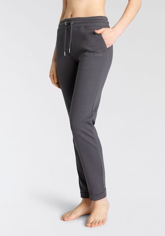 H.I.S Regular Pajama Pants in Grey: front
