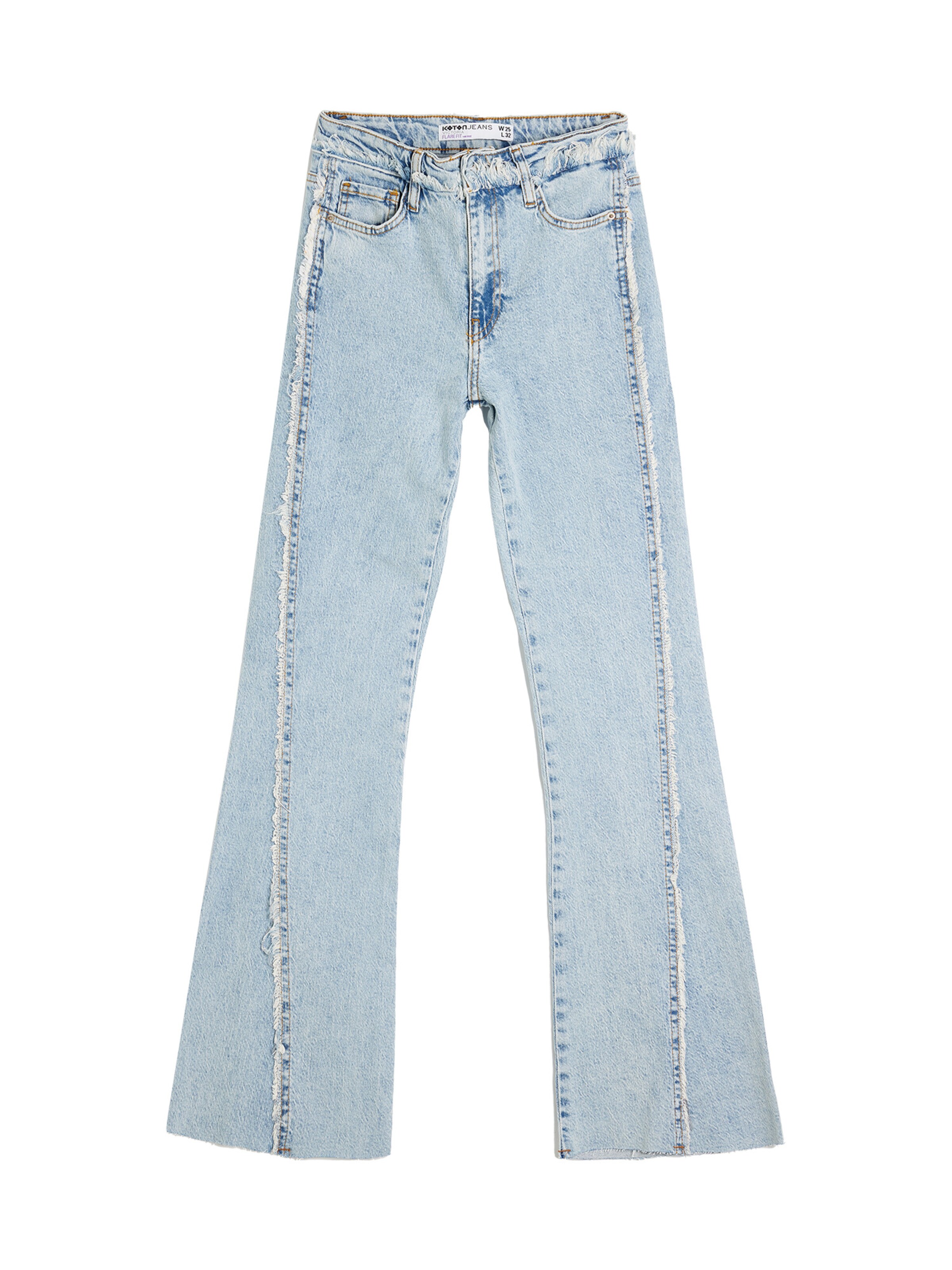 Koton Flared Jeans in Blau: Vorderseite