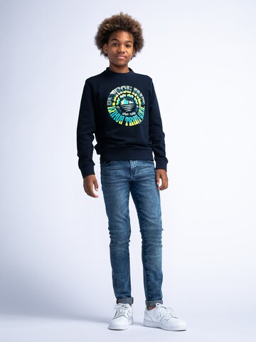 Petrol Industries Sweatshirt 'Vacationeer' in Blue