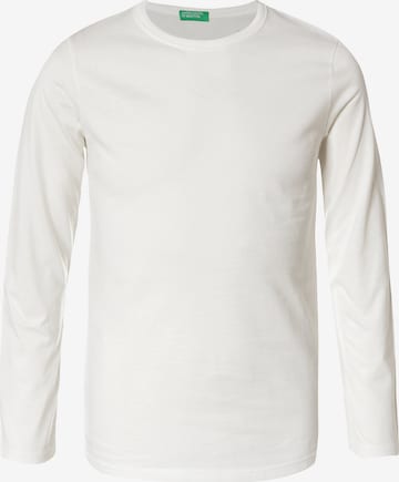 UNITED COLORS OF BENETTON Shirt in White: front