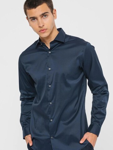 JACK & JONES Slim fit Overhemd in Blauw