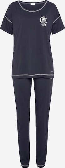 LASCANA Pyjama in de kleur Donkerblauw / Wit, Productweergave