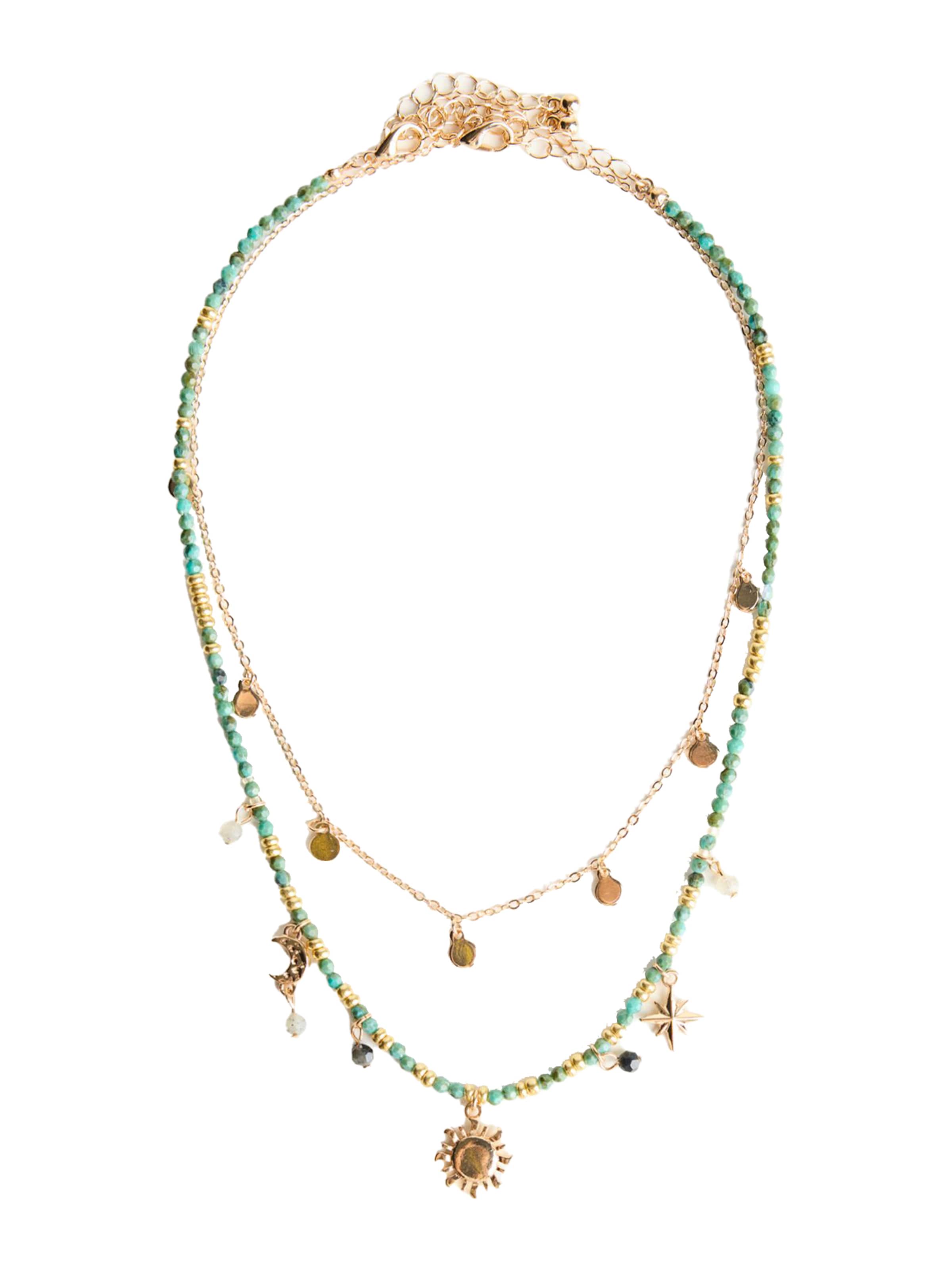 Bershka Halsband i guld: framsida