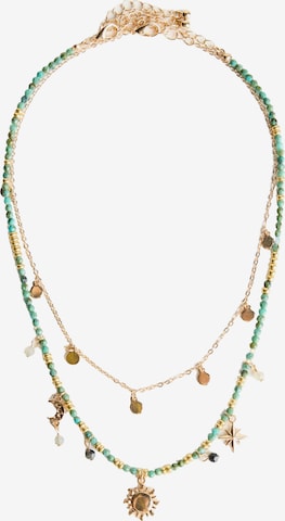 Lanțuri de la Bershka pe auriu: față