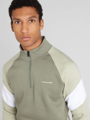 JACK & JONES Sweatshirt 'PARKER' in Green