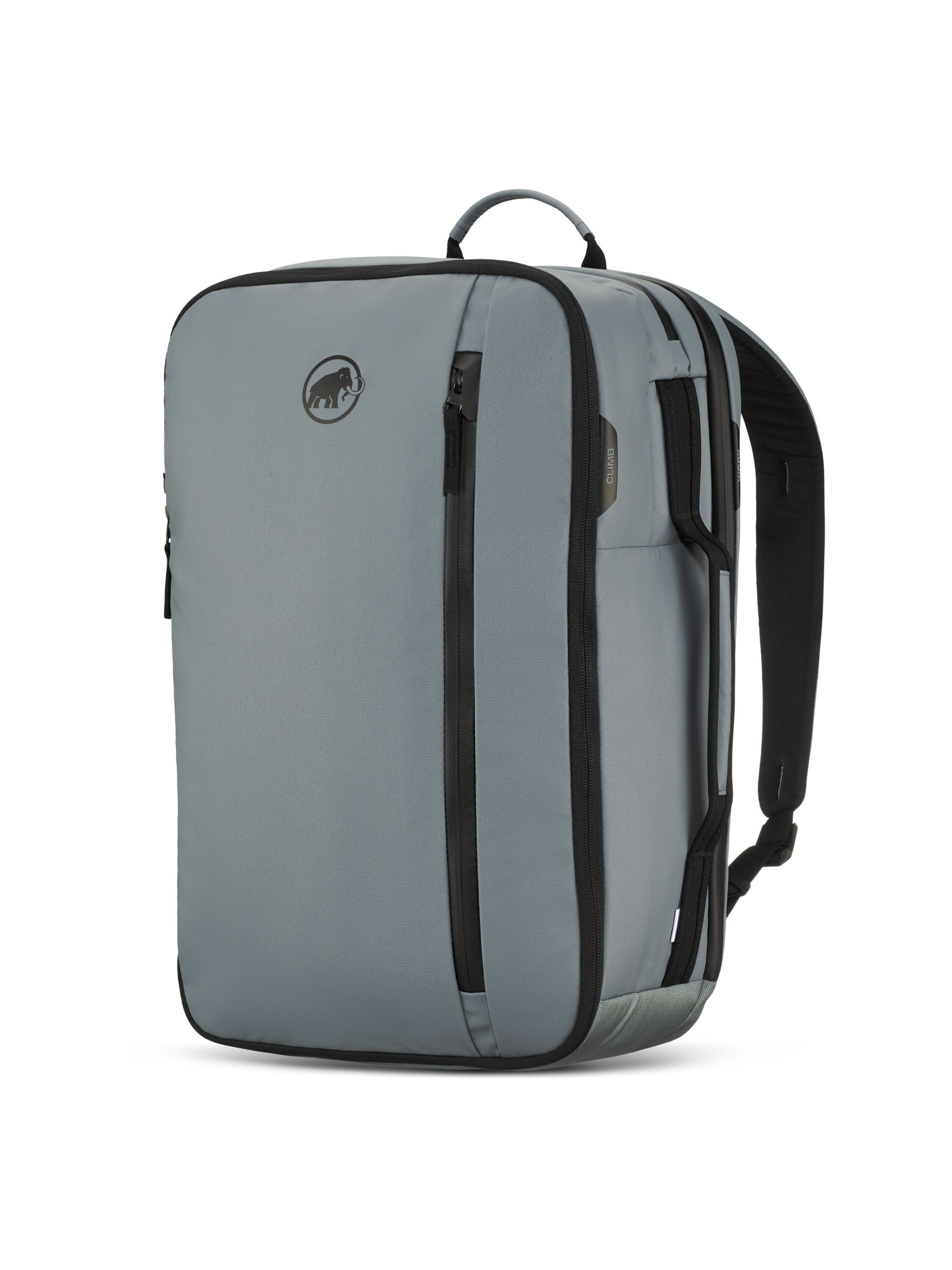 MAMMUT Backpack in Grey: front