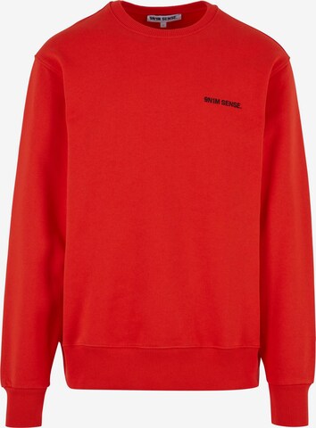 9N1M SENSE Sweatshirt in Rot: predná strana