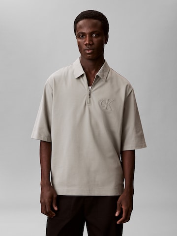 Calvin Klein Poloshirt in Grau: Vorderseite