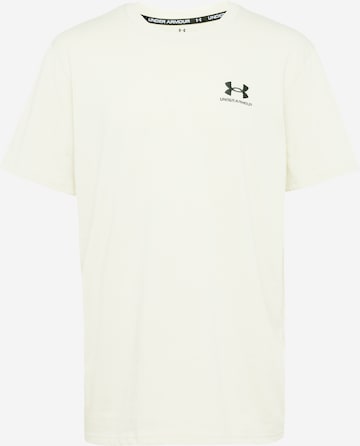 UNDER ARMOUR Functioneel shirt in Beige: voorkant