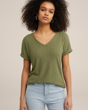 WE Fashion Μπλουζάκι σε πράσινο: μπροστά