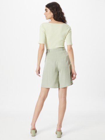 VERO MODA Loose fit Pleat-front trousers 'LILIANA' in Green