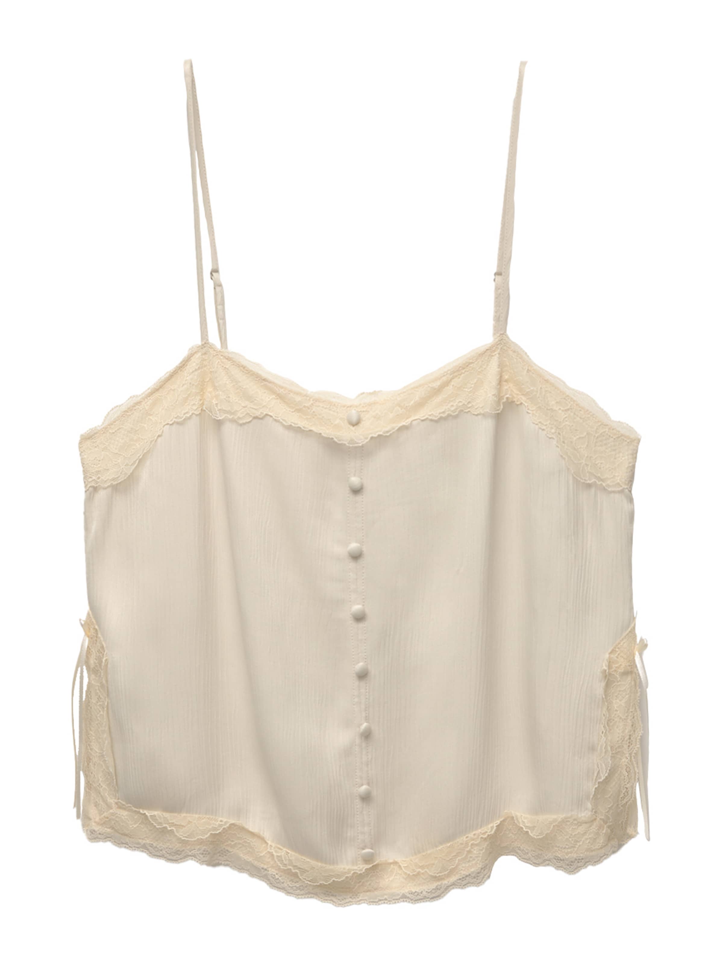 Top di Pull&Bear in beige: frontale