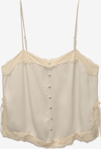 Pull&Bear Toppi värissä beige: etupuoli