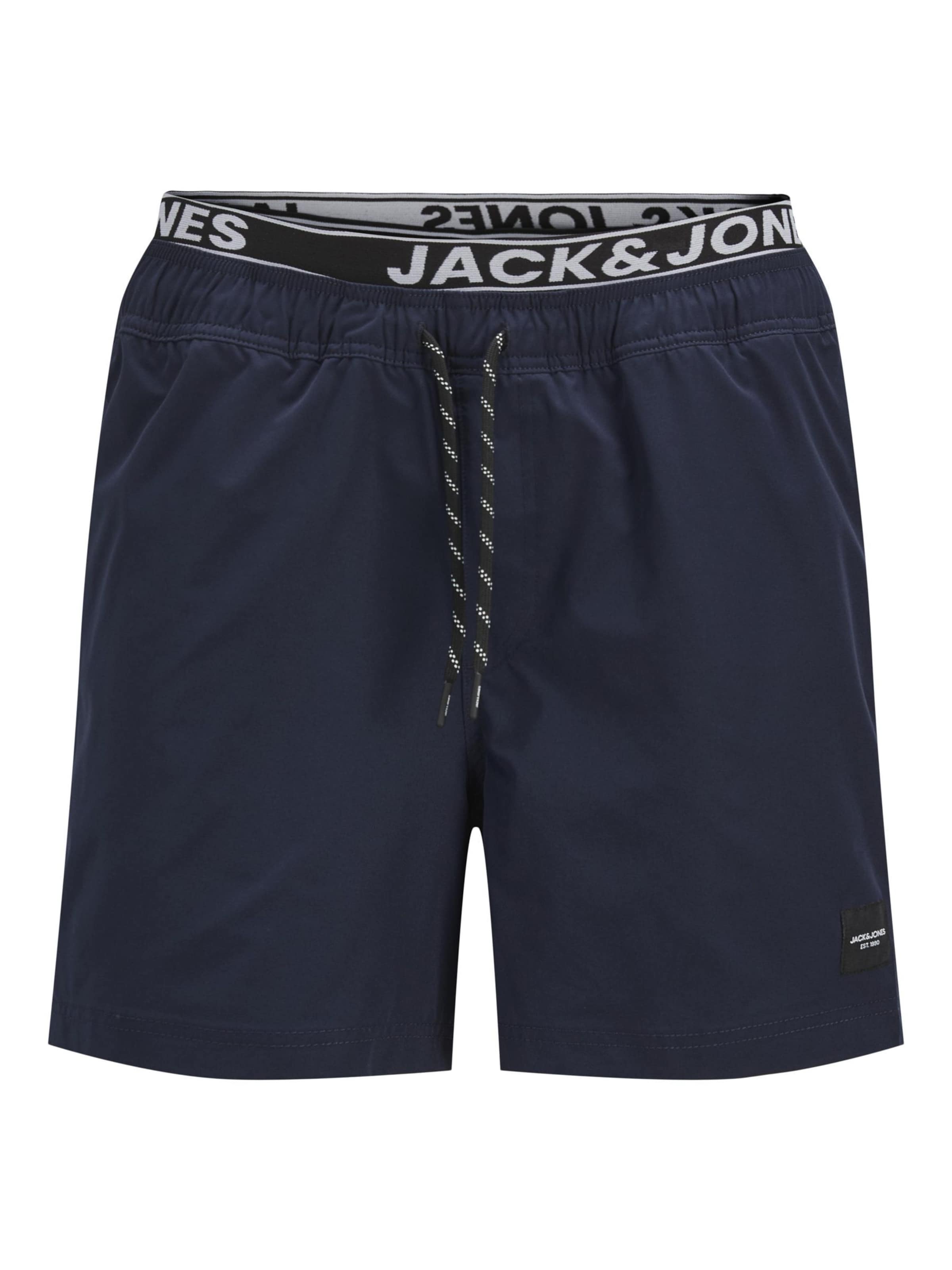 Shorts de bain 'JPSTMaui' Jack & Jones Junior en bleu : devant