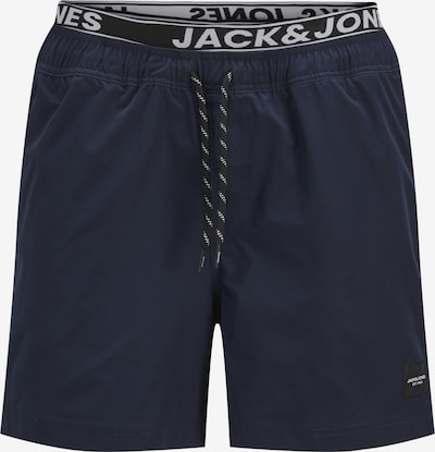 JACK & JONES Uimashortsit 'JPSTMaui' koossa S värissä laivastonsininen / musta / valkoinen, Tuotenäkymä