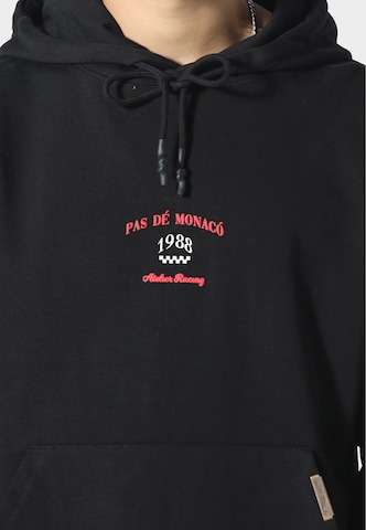 Pas De Monaco Sweatshirt 'Speedster' in Black
