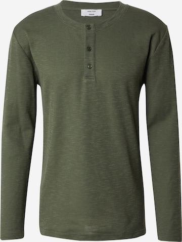 DAN FOX APPAREL Shirt 'Tjark' in Groen: voorkant