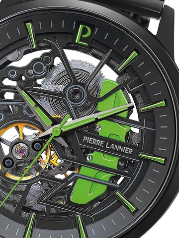 Pierre Lannier Analoog horloge 'Automatic watch Paddock' in Zwart