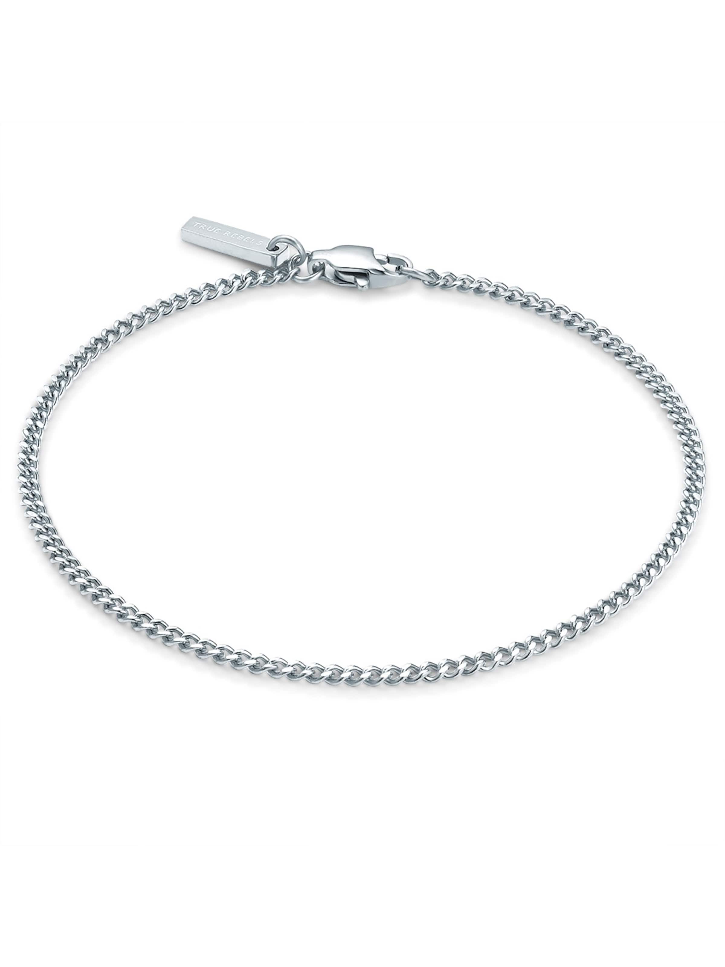 True Rebels Bracelet in Silver: front