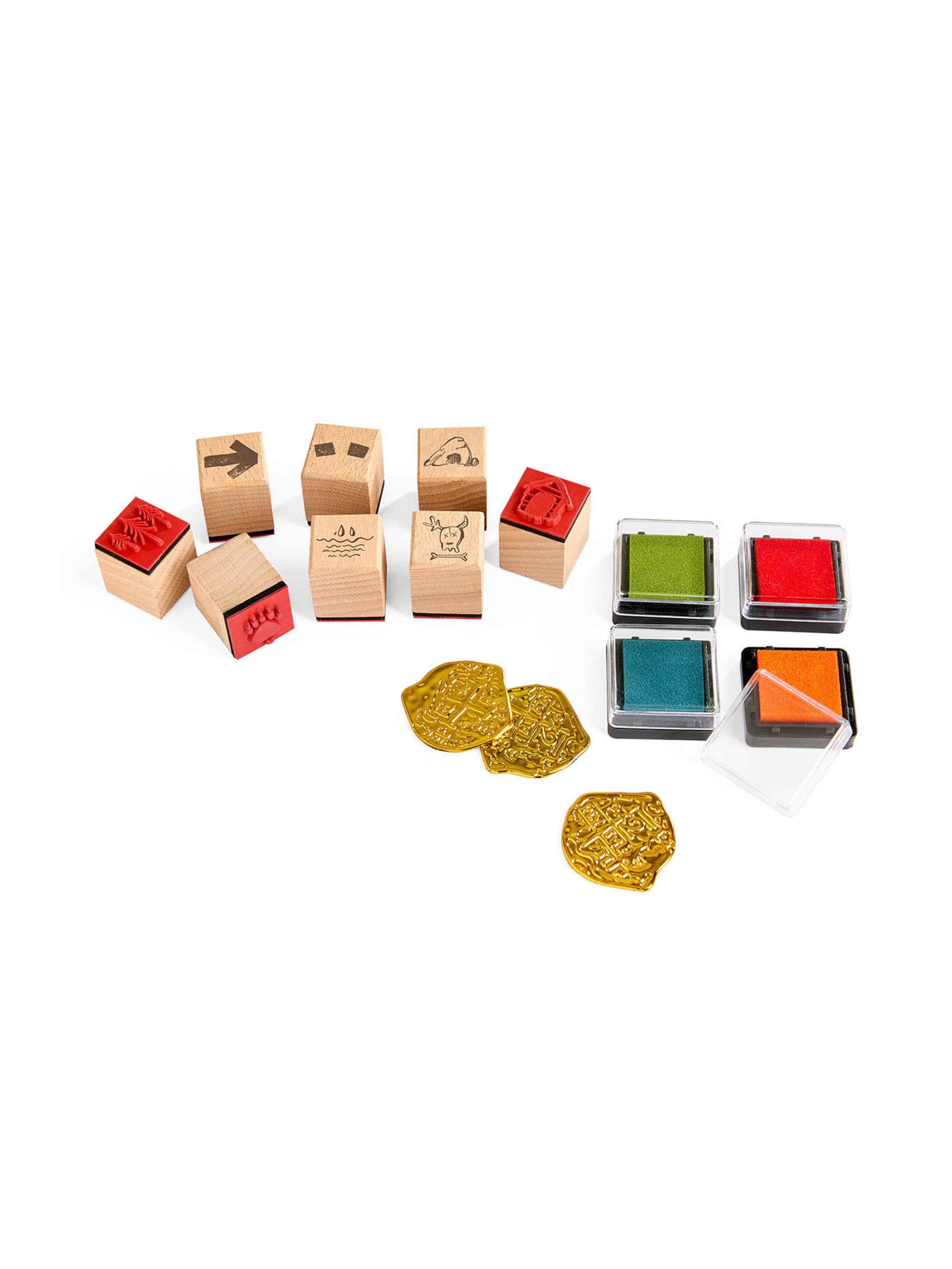 HABA Handwerkartikelen ' Terra Kids Nr. 06 - Stamp Your Map ' in Gemengde kleuren