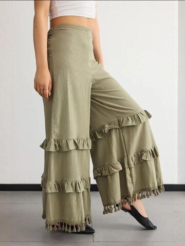 Hiccup Wide Leg Hose in Grün