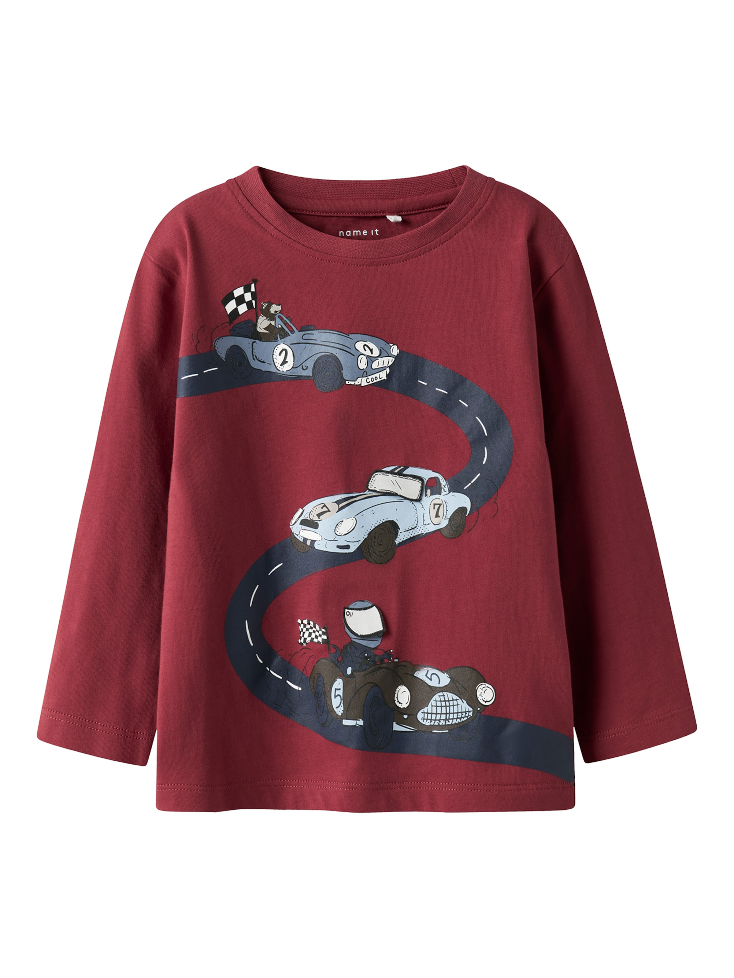 NAME IT Póló 'NMMROLF' - piros: elől